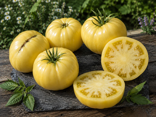 White beefsteak tomate 100 - white,