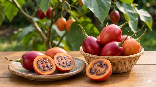 10x tamarillo samen - 10x, rote